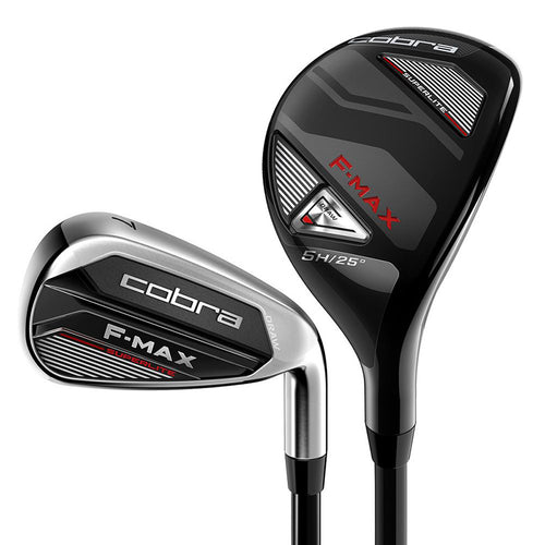 Cobra F-Max Superlite Combo Iron Set - 4H, 5H, 6-PW - Graphite Shafts