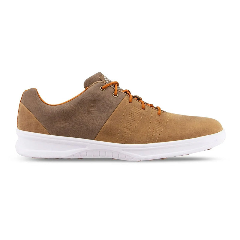 FootJoy Contour Casual Spikeless Golf Shoes - Previous Season Style Men's Shoes Footjoy Brown Medium 7