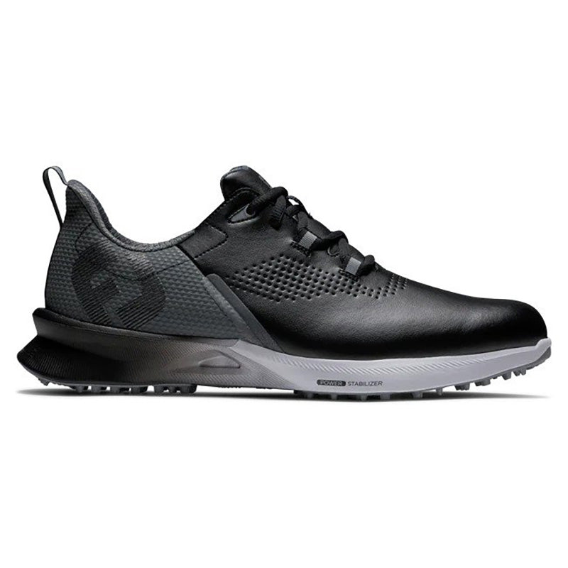 FootJoy Fuel Spikeless Golf Shoe - Previous Season Black Charcoal Silver