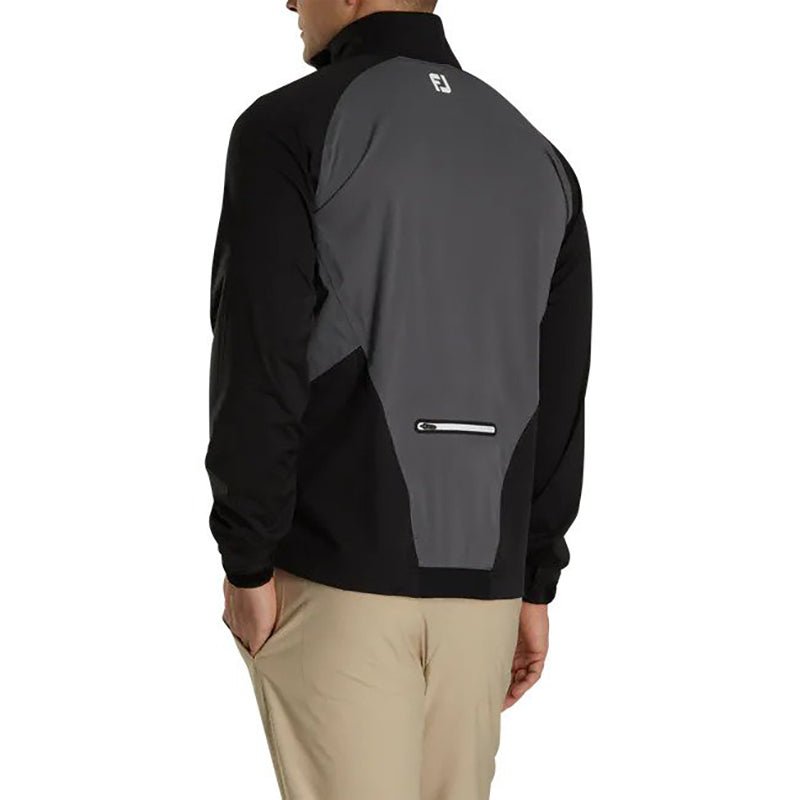 FootJoy Hydroknit Pullover - Previous Season Style Black/Charcoal SMALL
