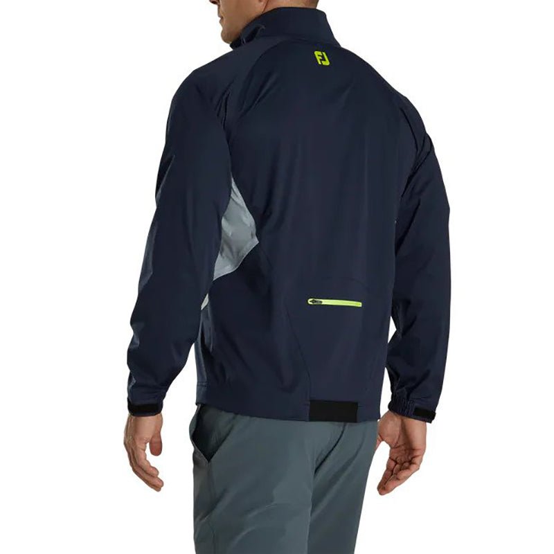 FootJoy Hydroknit Pullover - Previous Season Style Navy/Grey/Lime SMALL