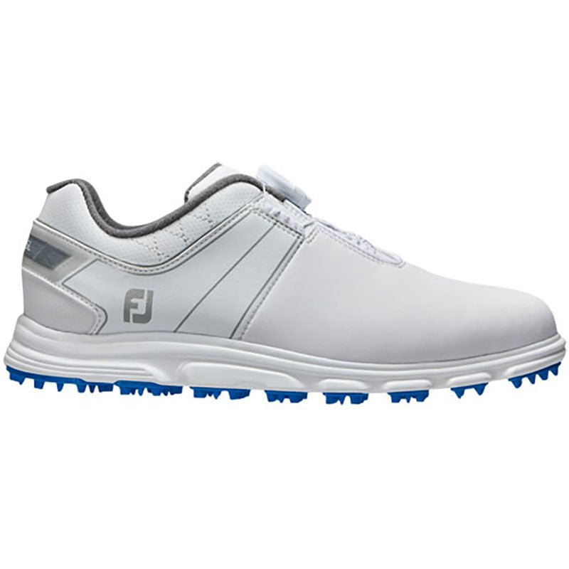 FootJoy Junior Boys Pro SL BOA Spikeless Golf Shoe White