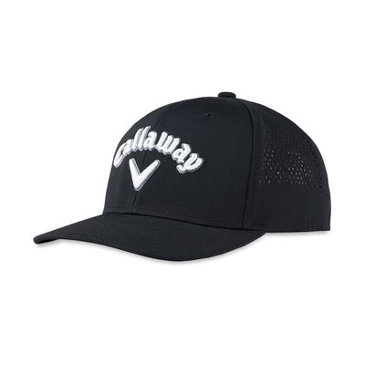 Callaway Riviera Fitted Hat Hat Callaway Black/White S/M