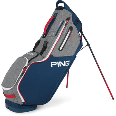 PING Hoofer 14 Carry Bag Stand Bag Ping Heathered Grey/Navy/Scarlett
