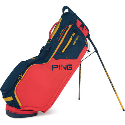 PING Hoofer 14 Carry Bag Stand Bag Ping Sunkiss/Navy/Yellow