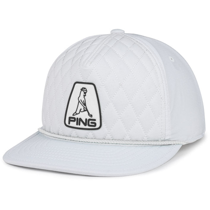 PING Heritage Snapback Hat Ping White OSFA 
