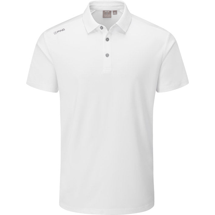 PING Lindum Polo Men&#39;s Shirt Ping White SMALL 