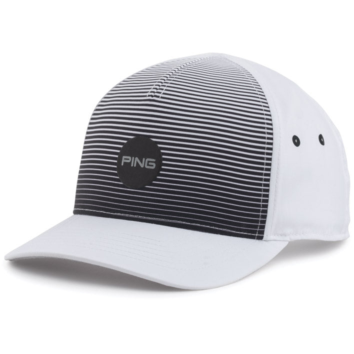 PING Sport Stripe Hat Hat Ping White OSFA 