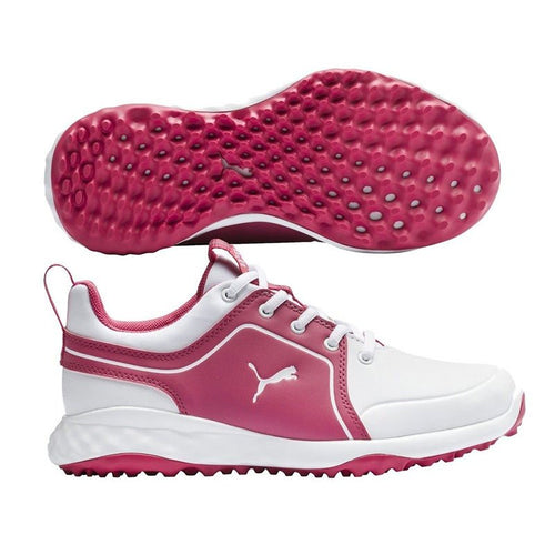 PUMA Grip Fusion 2.0 Spikeless Junior Golf Shoes Pink