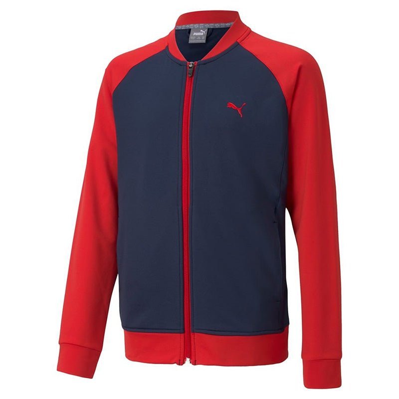 PUMA Juniors STLTH Golf Jacket Red