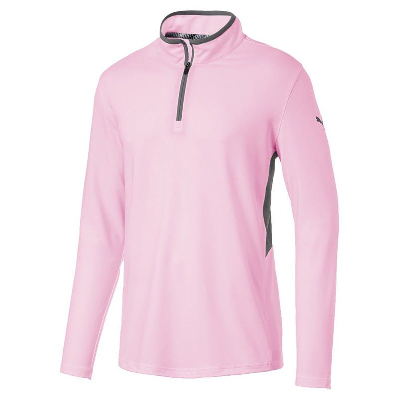 PUMA Rotation Golf 1/4 Zip LightPink SMALL