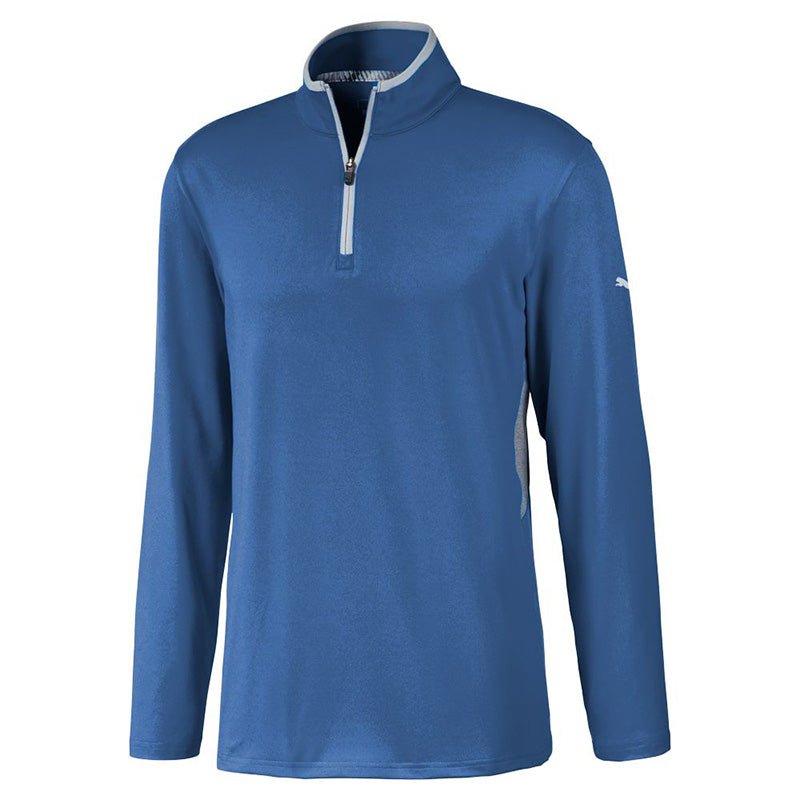 PUMA Rotation Golf 1/4 Zip SteelBlue SMALL