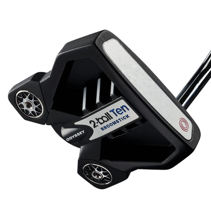 Odyssey 2021 2-Ball Ten Broomstick Lined Putter Putter Odyssey   