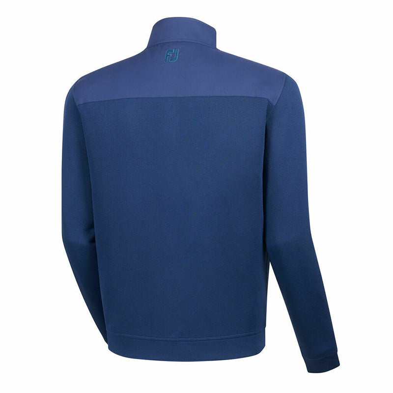 Footjoy Flat Back Rib Full-Zip Mid Layer Sweater Men&#39;s Sweater Footjoy   