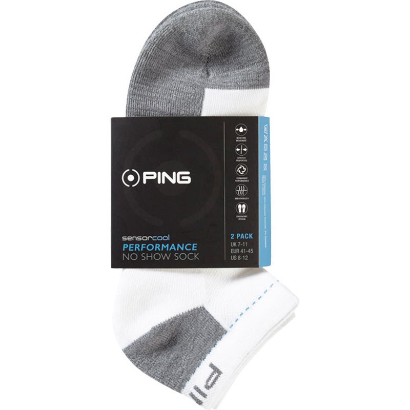 PING Sensorcool No-Show Sock - 2 Pack socks Ping