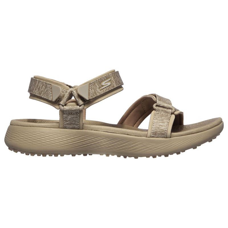 Skechers Women's Go Golf 600 Spikeless Sandal Taupe Medium