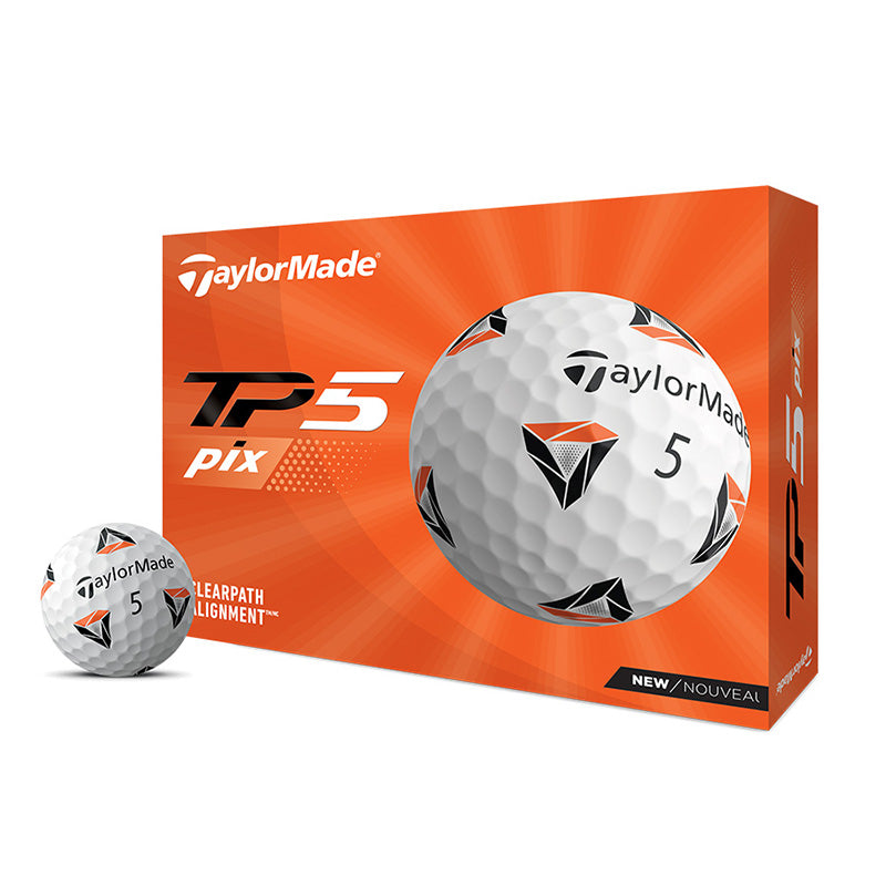 TaylorMade TP5 pix Golf Balls Golf Balls Taylormade   