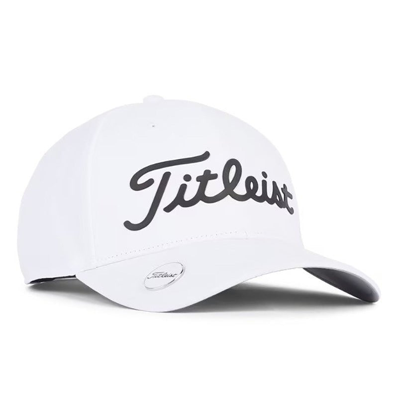 Titleist Players Performance Ball Marker Hat White Black OSFA