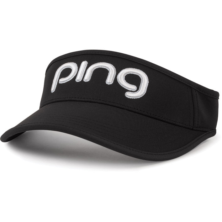 PING Ladies Tour Sport Visor Hat Ping Black