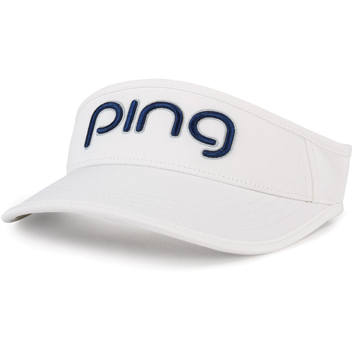 PING Ladies Tour Sport Visor Hat Ping White  