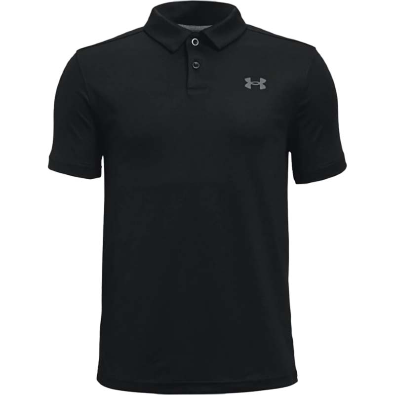 Under Armour Boy's Performance Polo Black