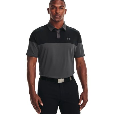 Under Armour T2G Blocked Polo Men's Shirt Under Armour Black SMALL