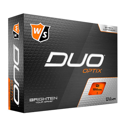 Wilson Duo Optix Golf Balls Golf Balls Wilson Orange