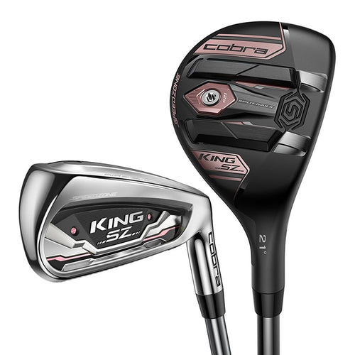 Cobra King Women's Speedzone Combo Iron Set - 5-6H, 7i-PW, SW